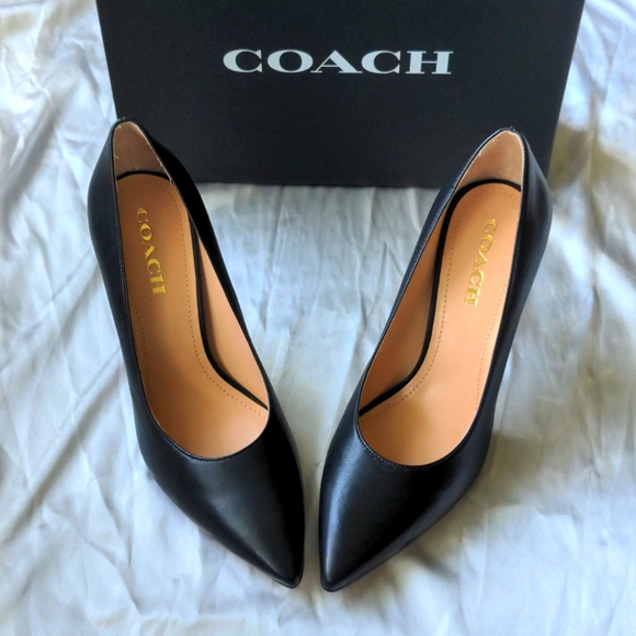 Coach Leather Heels - Picture 2 of 8